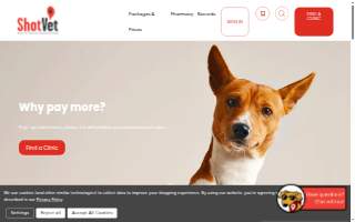 ShotVet @ Petsense of Monroe website