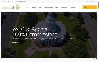 Lock and Key Realty website