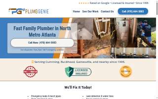 PlumbGenie website