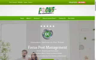 Focus Pest Management website