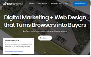 Blue Tangerine website