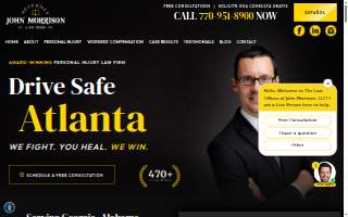 The Law Offices of John Morrison, LLC website