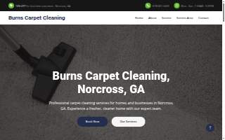 Burns Carpet Cleaning website