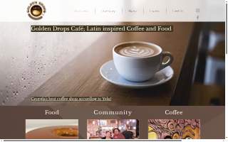 Golden Drops Café website