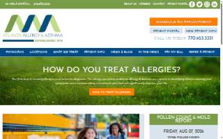 Allergy & Asthma Center - Atlanta GA website