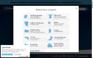 The Ellison Insurance Agency website