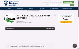 ATL-KEYS 24/7 LOCKSMITH SERVICE website