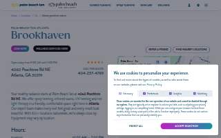 Palm Beach Tan of Peachtree Corners website