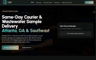 Corners Courier website