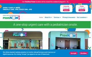 PedsNow website