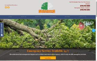 Serious Tree Services website