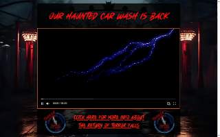 Paradise Falls Car Wash website