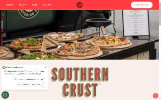 Southern Crust Catering website