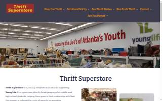 Thrift Superstore website