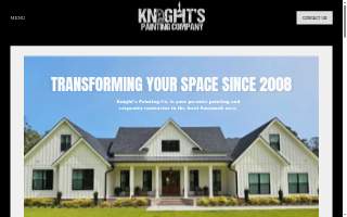 Knight's Painting LLC website