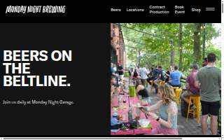 Monday Night Brewing - The Grove website