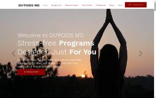 Dupoids MD Weight Loss Center website
