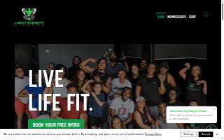 Lightweight Fitness website