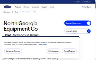 North Georgia Equipment Co. website
