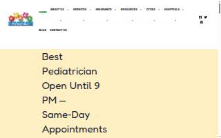 Omega Pediatrics at Roswell website