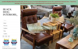 Black Dog Interiors website