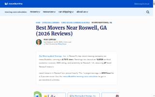 Roswell Mover's website