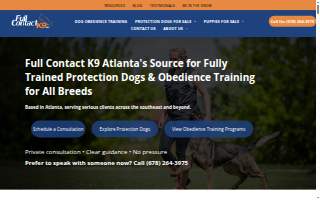 Full Contact K9 website