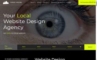 Three Vistas website