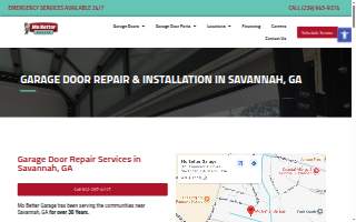 Garage Door Repair The Home Service website