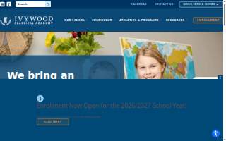Ivywood Academy website