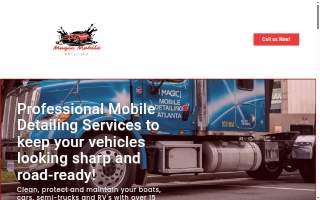 Magic Mobile Detailing website