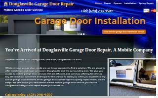 Douglasville Garage Door Repair LLC website