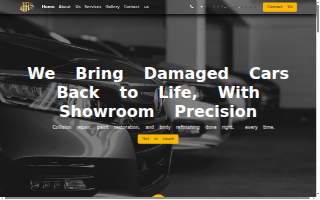 J R's Body Shop website