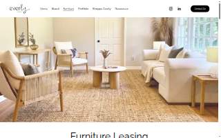 Everly Design - Home Staging, Furniture Leasing & Prop Shop website