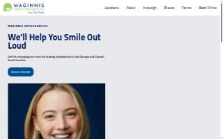 Maginnis Orthodontics - Statesboro website