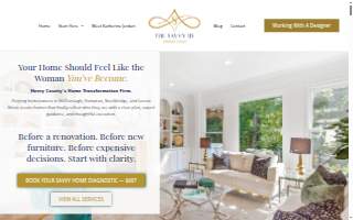 THE SAVVY ID Interior Design website