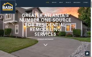 Bash Remodeling website