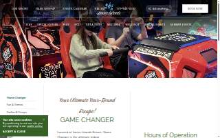 Game Changer at Lanier Islands Resort website