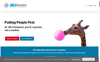 JMJ Insurance website