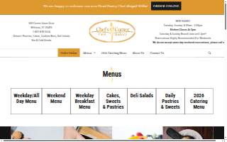 Chef's Corner Catering website