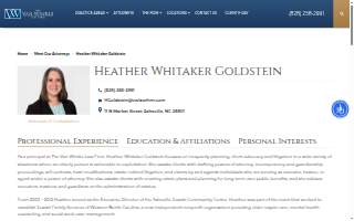 Goldstein Injury Law website