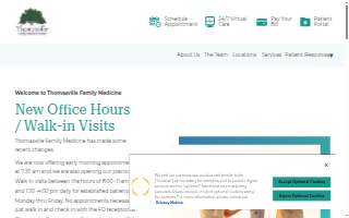Thomasville Family Medicine Center website