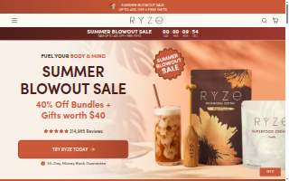 Ryze Fitness website