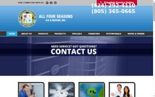 All Four Seasons Garage & Entry Doors website