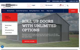 Steel Door Depot website