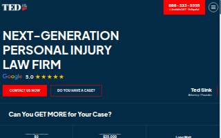TED Law: Accident and Injury Law Firm, LLC website