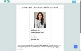 Afterglow Health & Wellness website