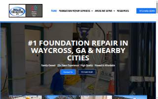 Waycross Foundation Repair website