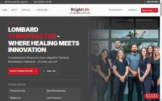 Bright Life Chiropractic website