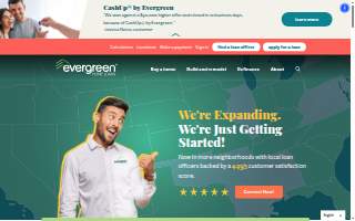 Evergreen Home Loans website